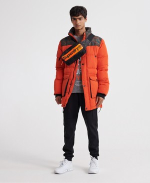 Superdry NYC District Férfi Pólók Sötét Szürke | HXNBY4067